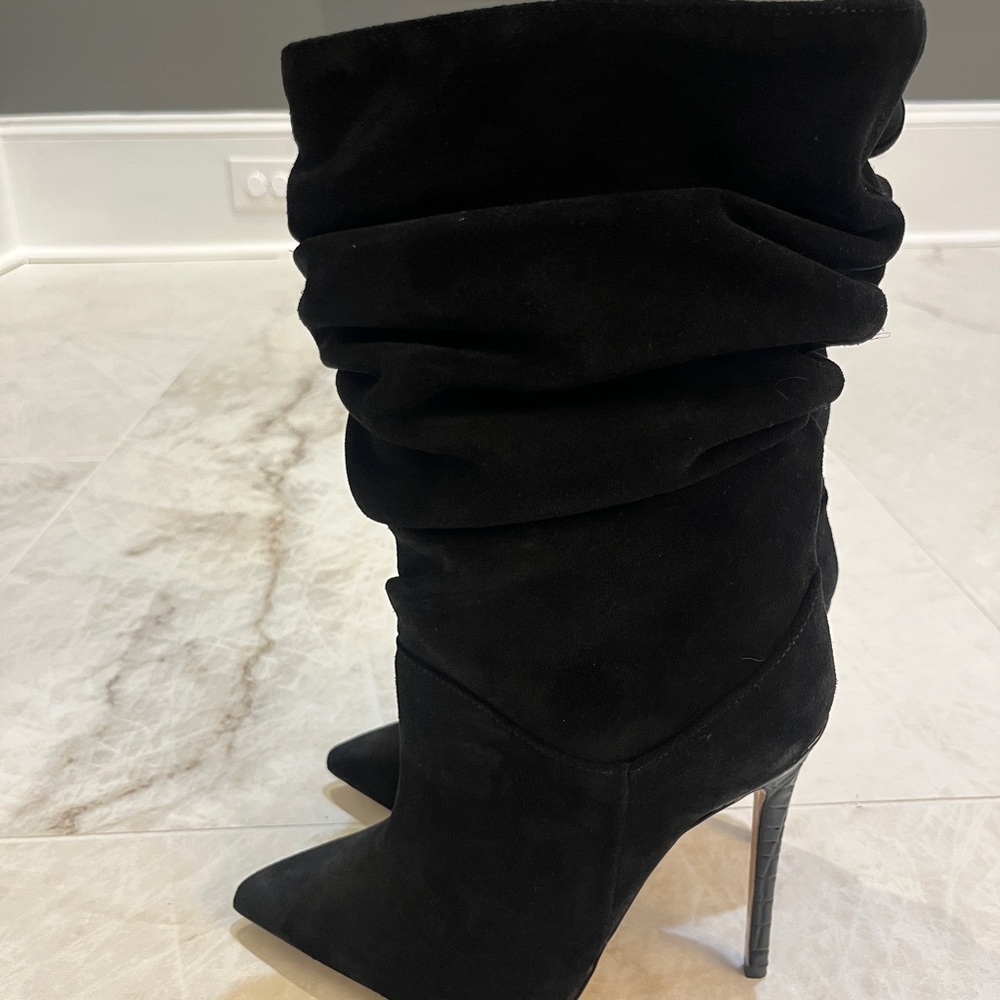 New Identicà Raissa Black Women's Suede Boots
